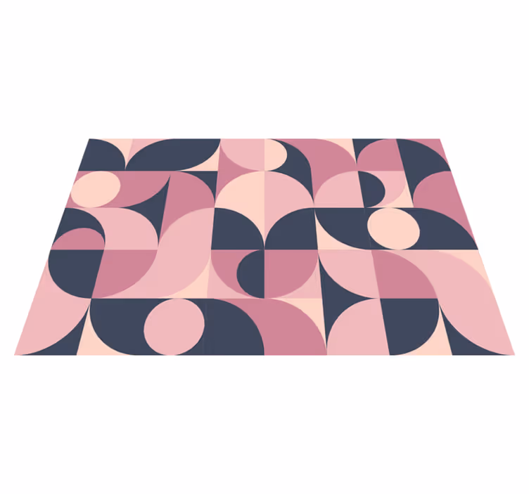 Spisebrikke moderne med buede geometriske mønstre - Tenstickers