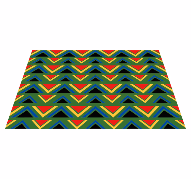 Spisebrikke original livlig geometrisk stil - Tenstickers