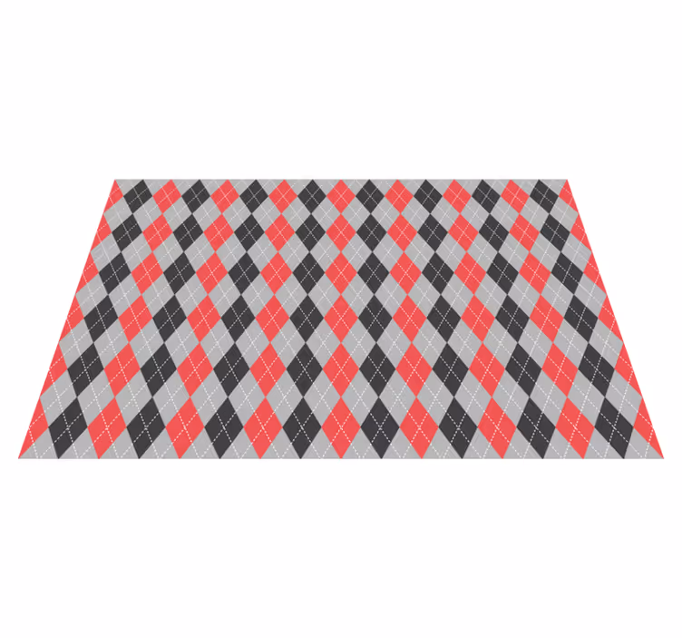Spisebrikke tekstur geometrisk argyle mønster - Tenstickers