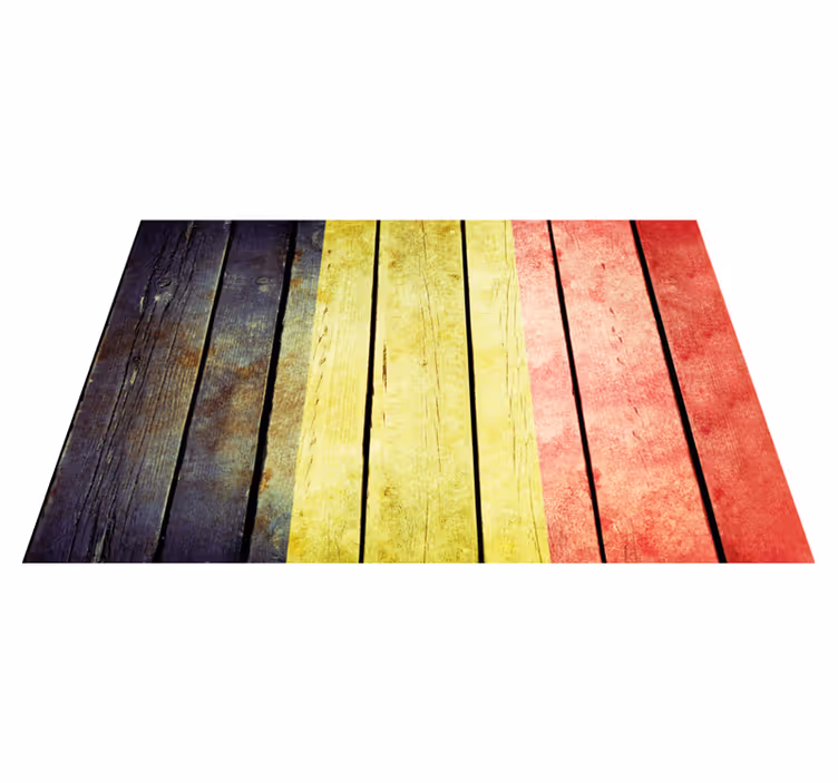 Fargerik treplanke spisebrikke tekstur - Tenstickers
