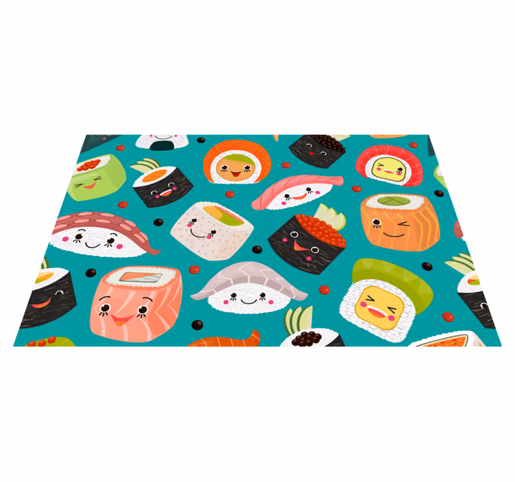 Søte sushi figurer spisebrikke spedbarn - Tenstickers