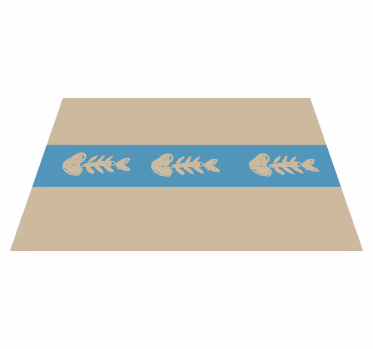Spisebrikke original med unikt fiskebensmønster - Tenstickers
