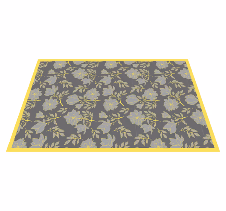 Spisebrikke original blomstermønster overlay - Tenstickers
