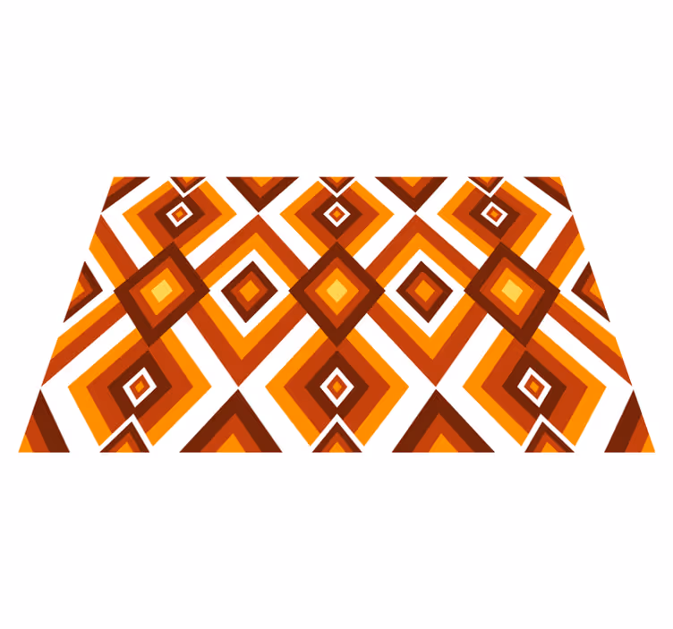 Spisebrikke original geometrisk diamantmønster - Tenstickers