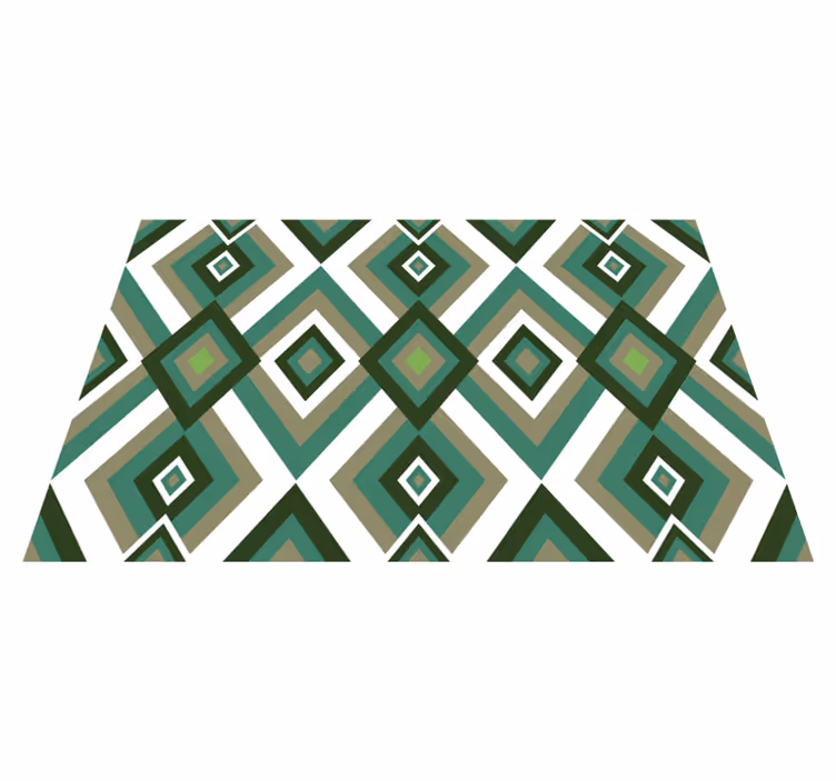 Spisebrikke moderne geometrisk stilarrangement - Tenstickers