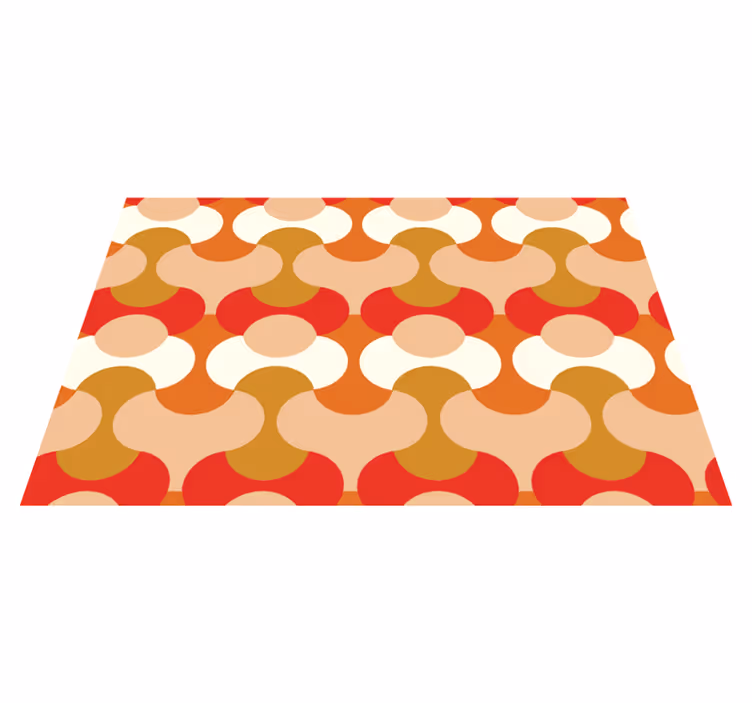 Spisebrikke moderne med livlige geometriske motiver - Tenstickers