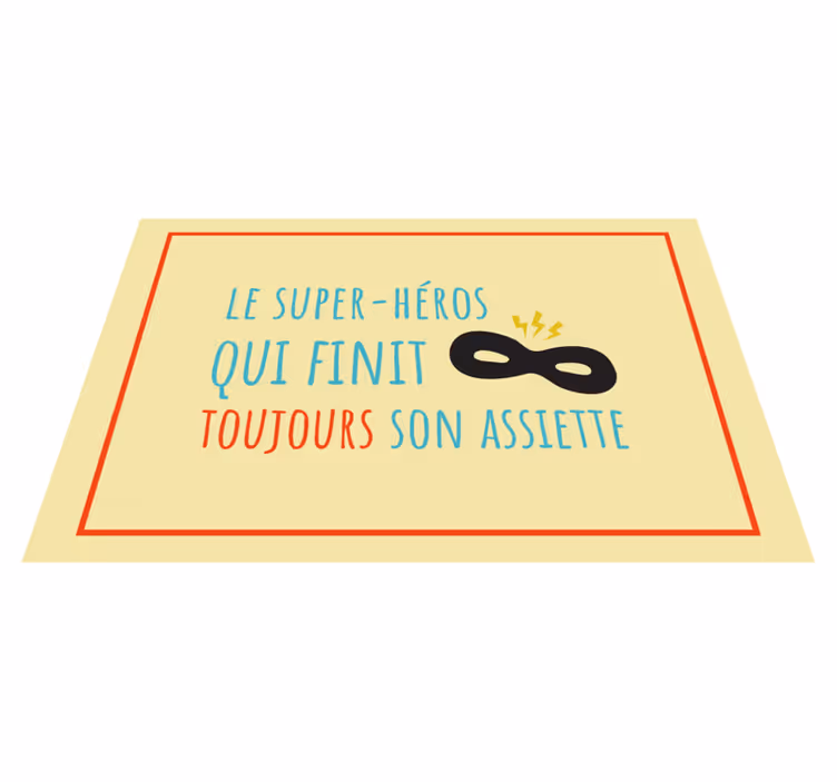 Spisebrikke spedbarn superheltinspirert - Tenstickers
