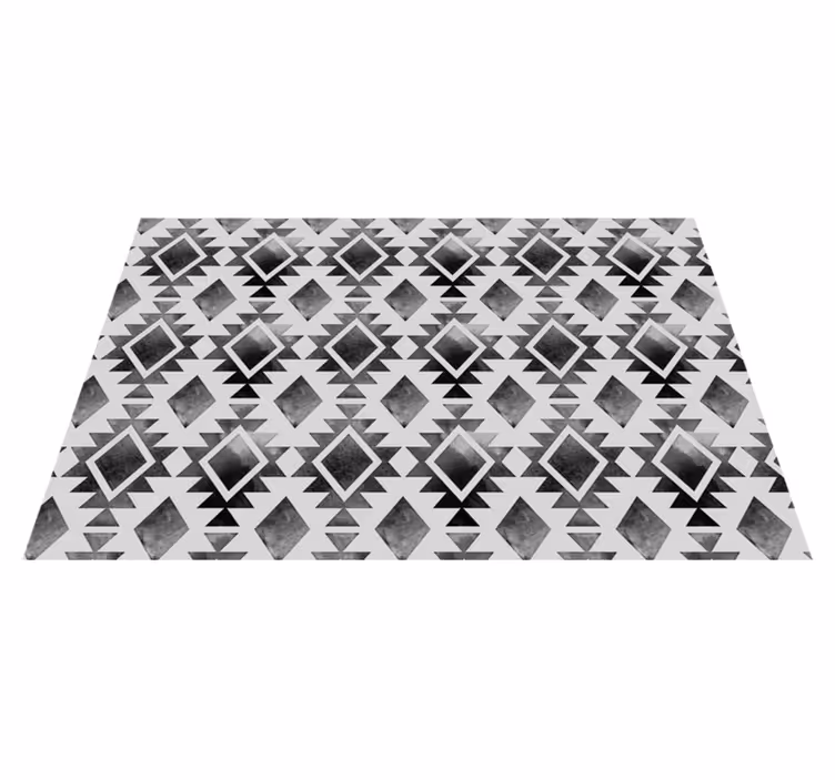 Spisebrikke tekstur geometrisk monokrom mønster - Tenstickers