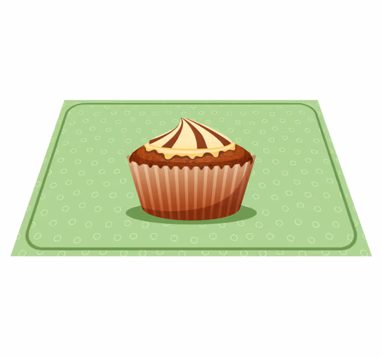 Cupcake grafikk spisebrikke original - Tenstickers
