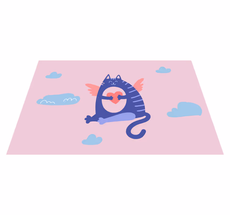 Nydelig flygende katt spisebrikke spedbarn - Tenstickers