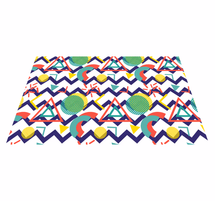 Geometri mønster design spisebrikke moderne - Tenstickers