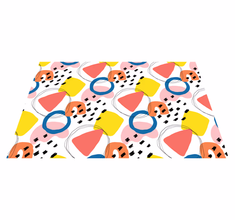 Spisebrikke moderne livlige geometriske elementer - Tenstickers