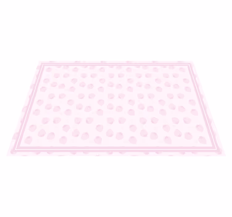 Jordbær mønster på rosa spisebrikke moderne - Tenstickers