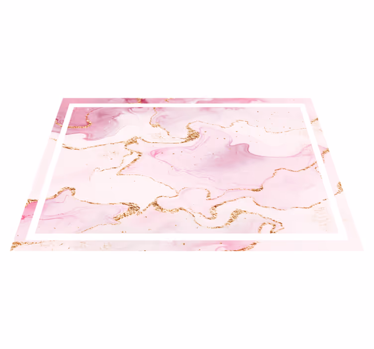 Rose gull marmor spisebrikke tekstur - Tenstickers