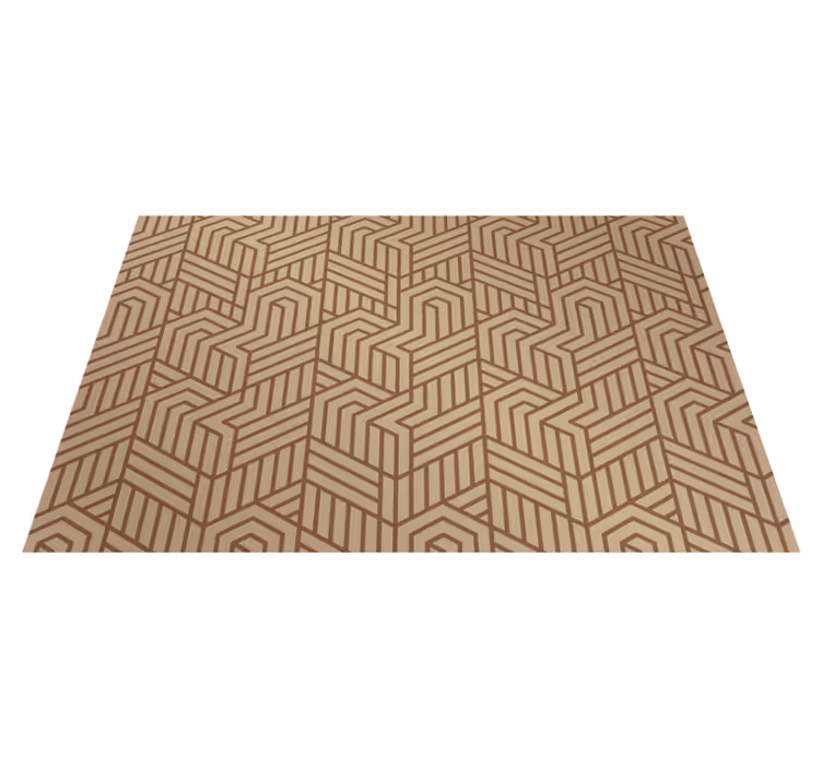 Spisebrikke moderne med geometrisk tekstur - Tenstickers