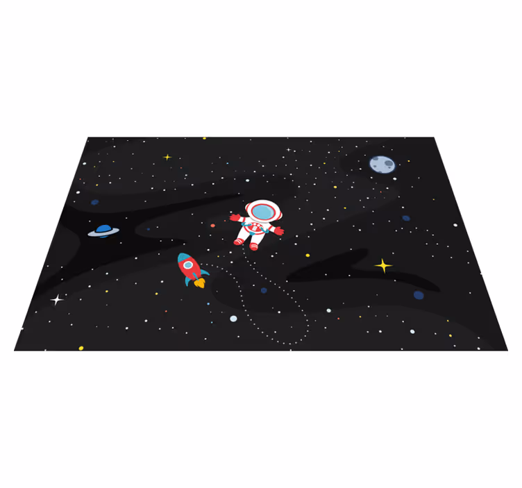 Spisebrikke spedbarn astronaut og rakett - Tenstickers