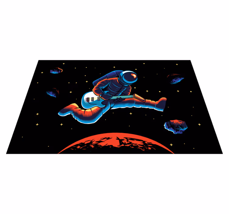 Spisebrikke original astronaut spiller gitar - Tenstickers