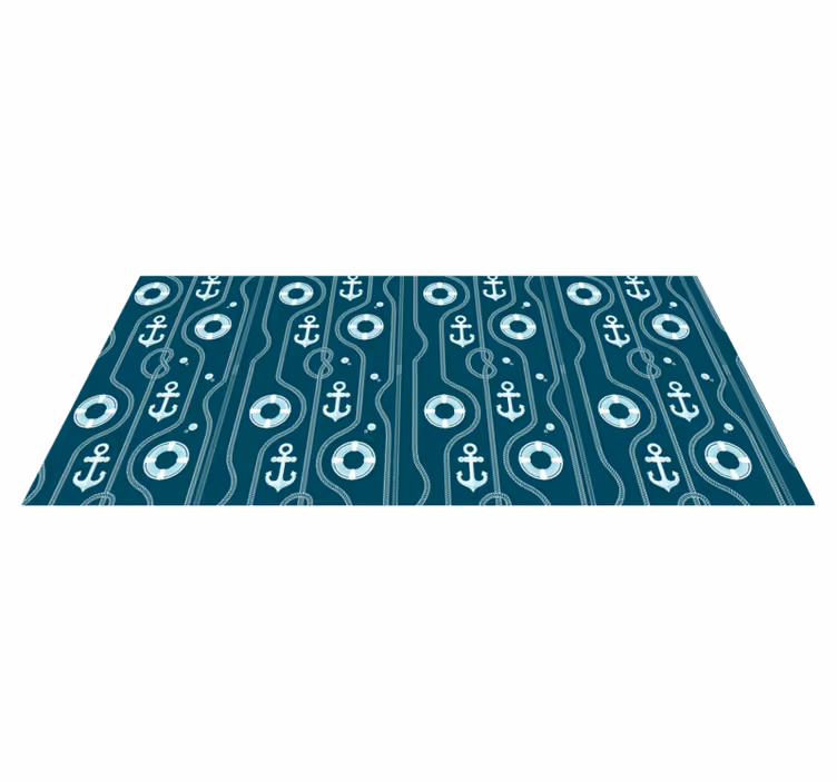 Spisebrikke original maritimt ankerdesign - Tenstickers