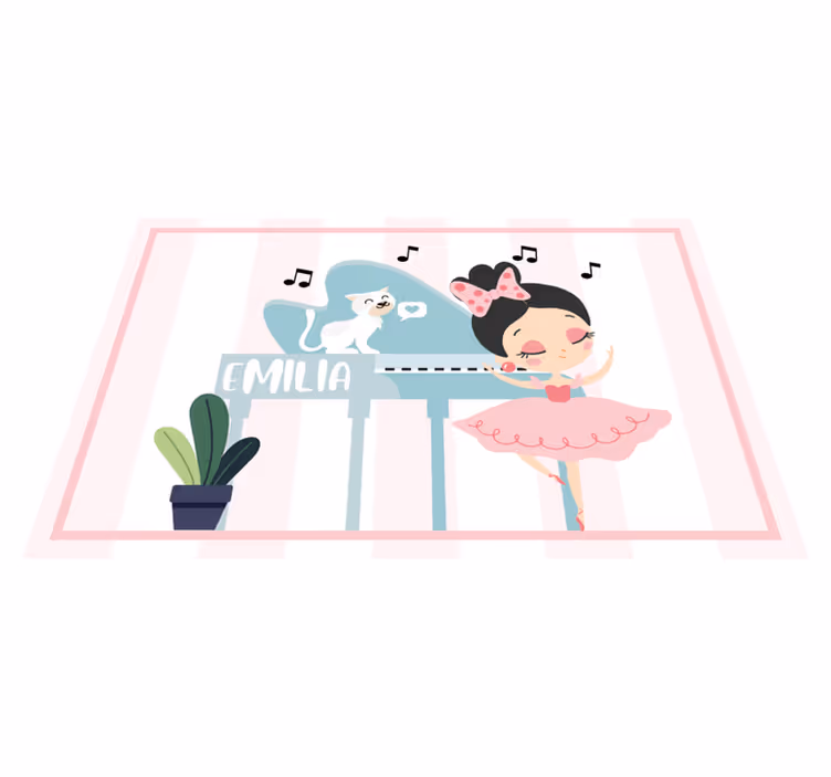 Spisebrikke spedbarn ballettdanser figur - Tenstickers