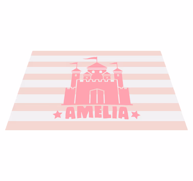 Slott med flagg spisebrikke spedbarn - Tenstickers