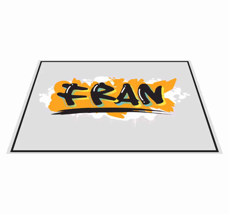 Urban stil fargerik graffiti spisebrikke med navn - Tenstickers