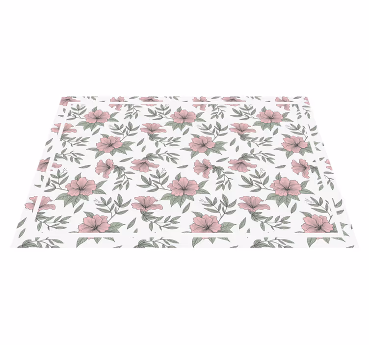 Spisebrikke original blomsterkomposisjon - Tenstickers