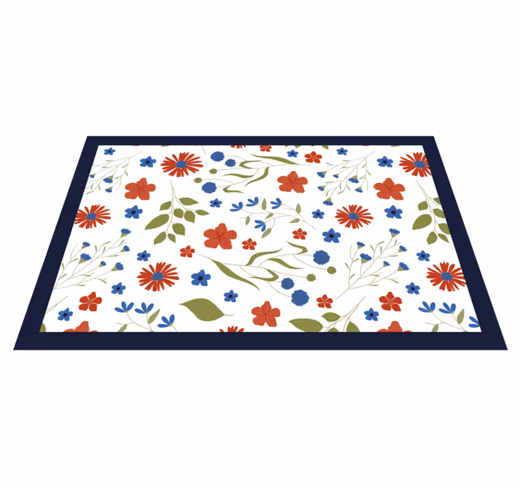 Spisebrikke spedbarn blomsterdesign glede - Tenstickers
