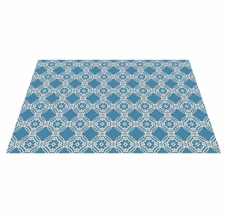 Antikk vintage blått og hvitt mønster spisebrikke elegant - Tenstickers
