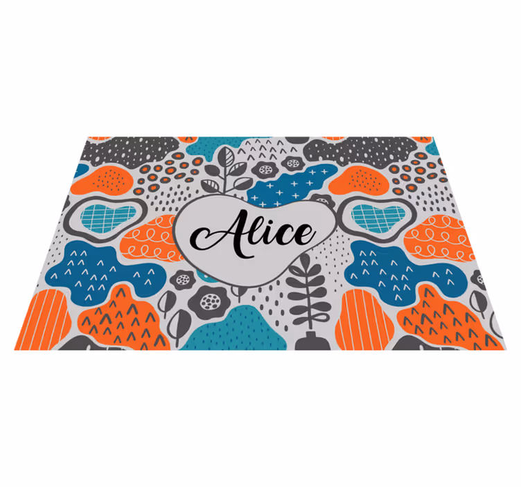 Spisebrikke med navn leken navnedesign - Tenstickers