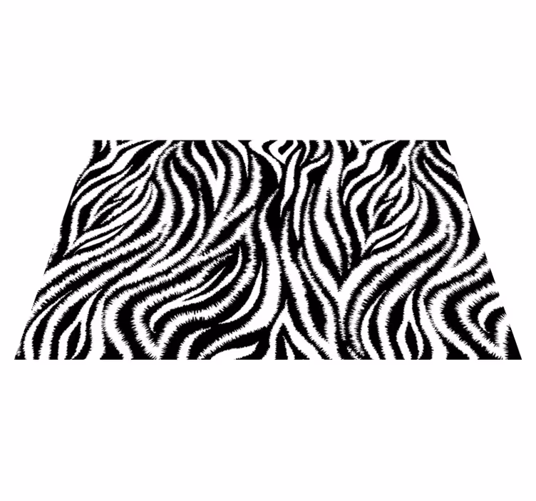 Spisebrikke tekstur zebra mønster - Tenstickers