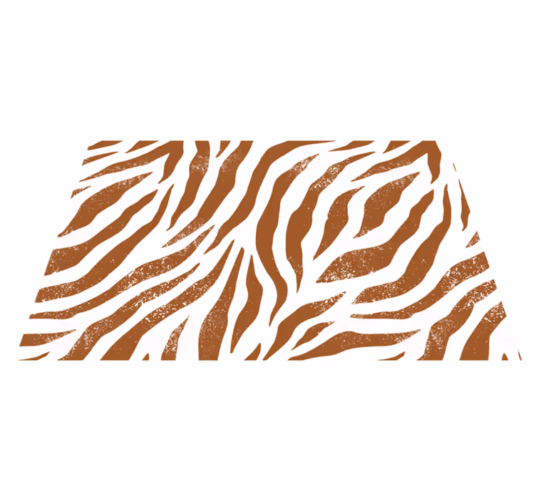 Spisebrikke tekstur med zebra mønster - Tenstickers