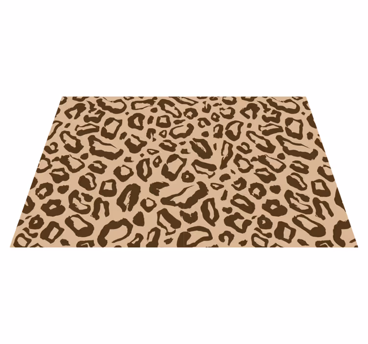 Store og små leopard flekker spisebrikke original - Tenstickers