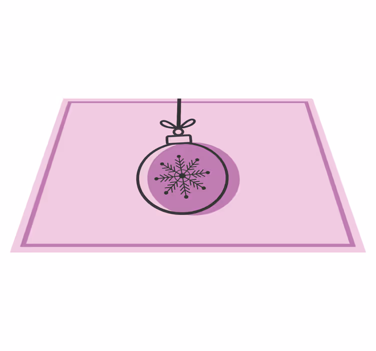 Spisebrikke jul snøfnugg ornament illustrasjon - Tenstickers