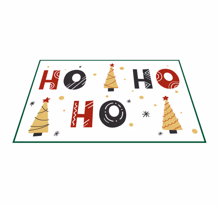 Spisebrikke jul juletre mønster - Tenstickers