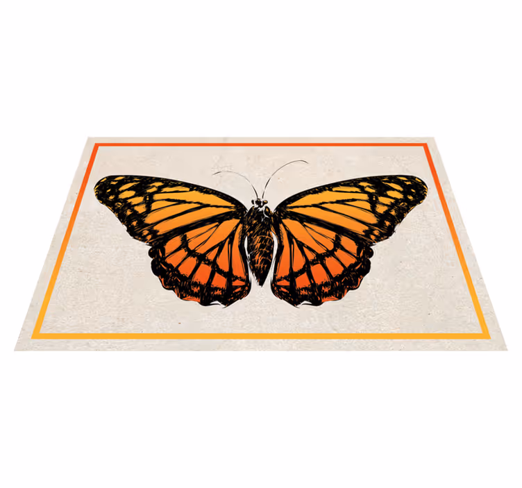 Vintage monark sommerfugl spisebrikke original - Tenstickers