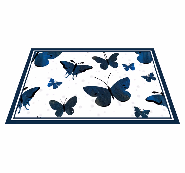 Spisebrikke original sommerfugl mønster kunst - Tenstickers