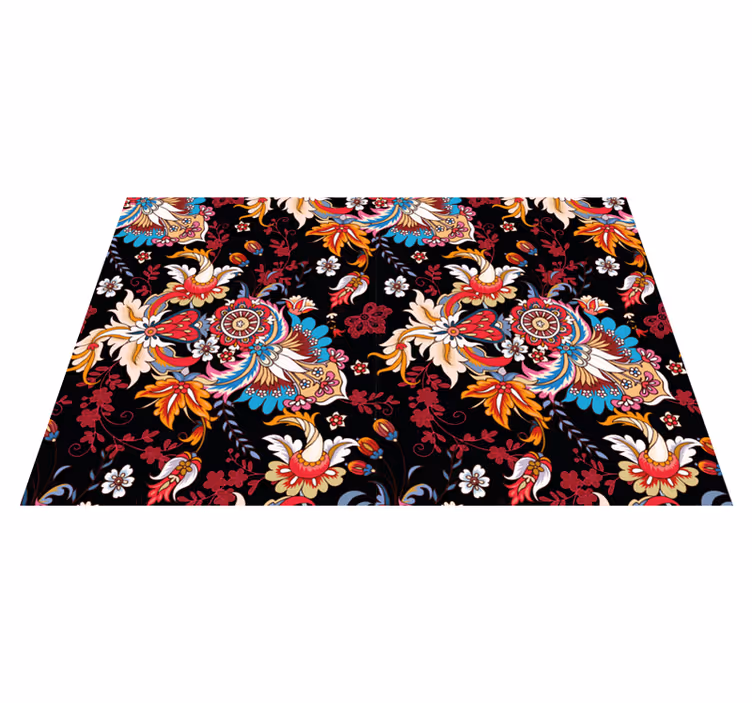 Spisebrikke original blomstrete emblem eleganse - Tenstickers