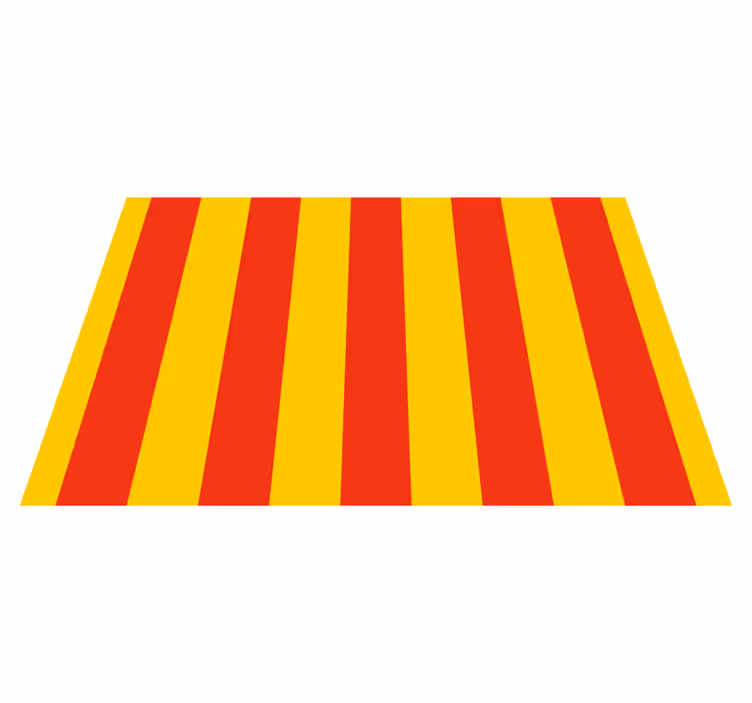Spisebrikke original med kraftig stripemønster - Tenstickers