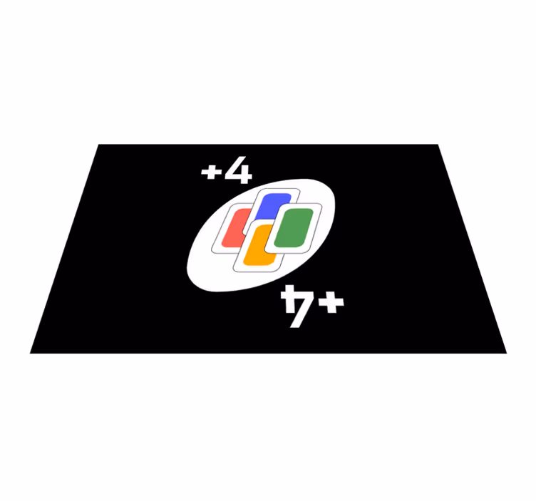 Spisebrikke original kortspillinspirert design - Tenstickers