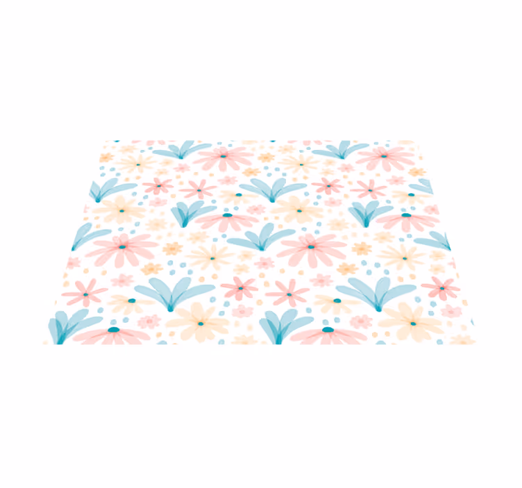 Spisebrikke original blomsterfarger - Tenstickers