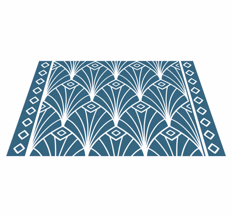 Spisebrikke moderne stilren blomsterdesign - Tenstickers