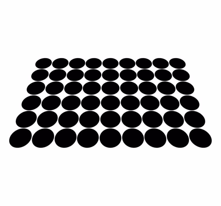 Abstrakt sirkulært mønster spisebrikke tekstur - Tenstickers