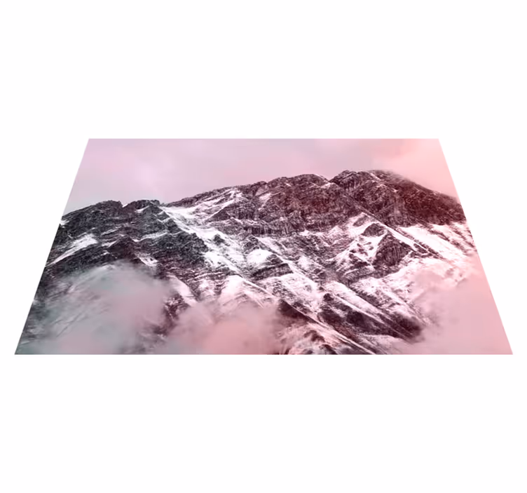Fjelltopp estetiske farger spisebrikke original - Tenstickers