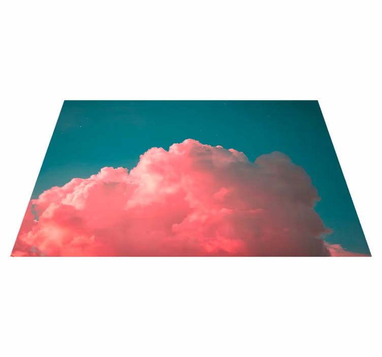 Spisebrikke moderne rosa sky blush - Tenstickers
