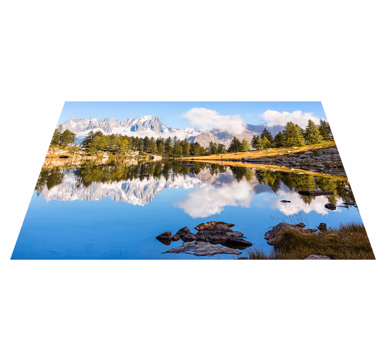 Spisebrikke moderne naturskjønt fjellandskap - Tenstickers