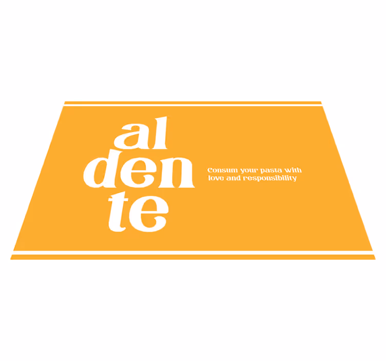 Spisebrikke tekster aldente matminner - Tenstickers