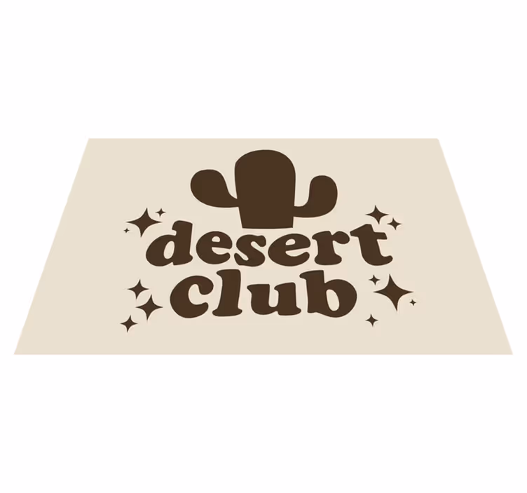 Spisebrikke original cactus club design - Tenstickers