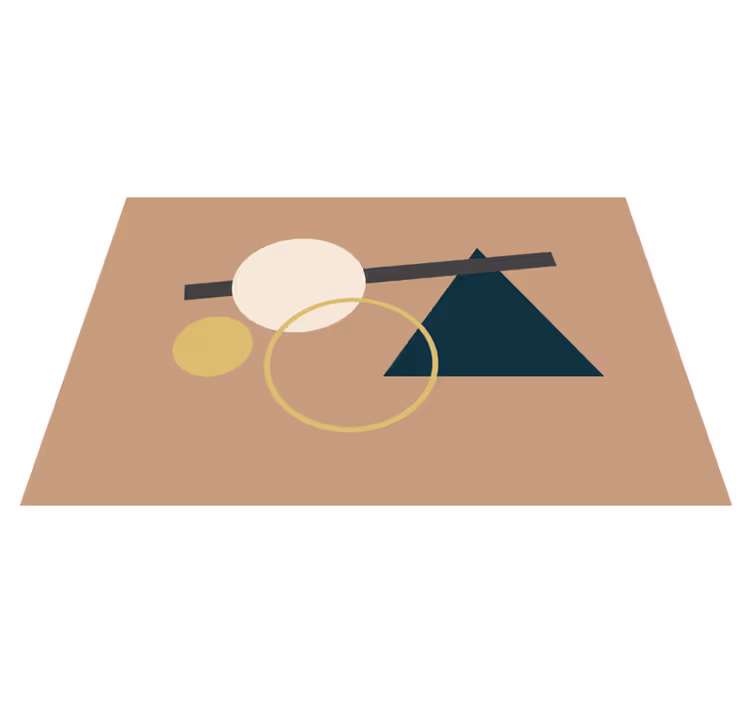 Balansen mellom geometriske figurer spisebrikke moderne - Tenstickers