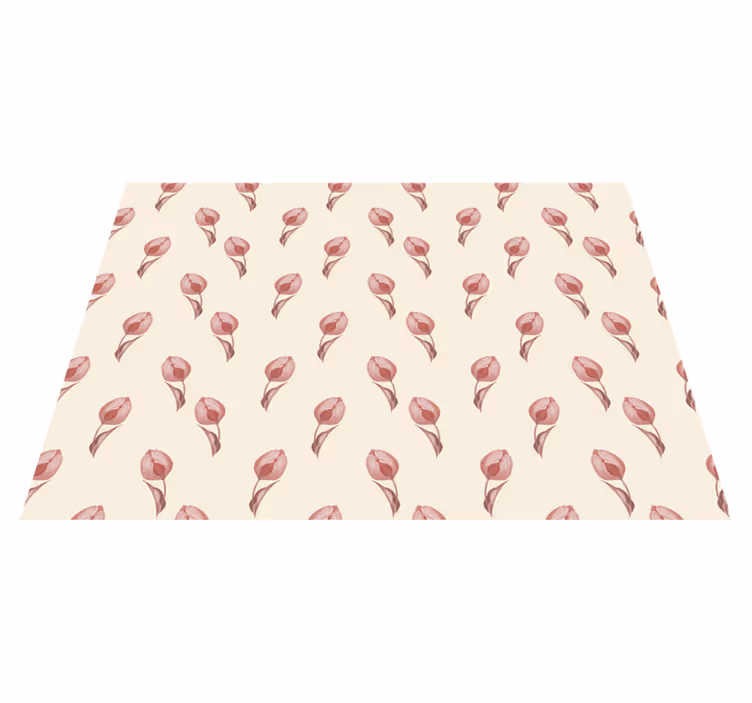 Spisebrikke original delikat blomsterdesign - Tenstickers
