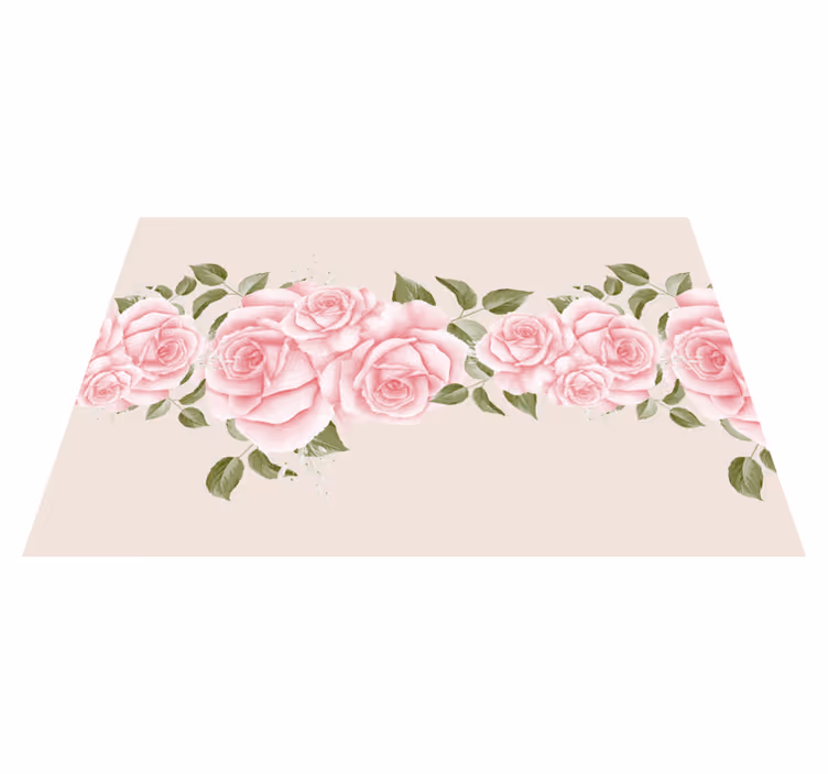 Spisebrikke original elegant rosearrangement - Tenstickers